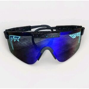 Pit Viper The Night Fall Originals - Black w/ Blue & Pink Splatter - Polarized